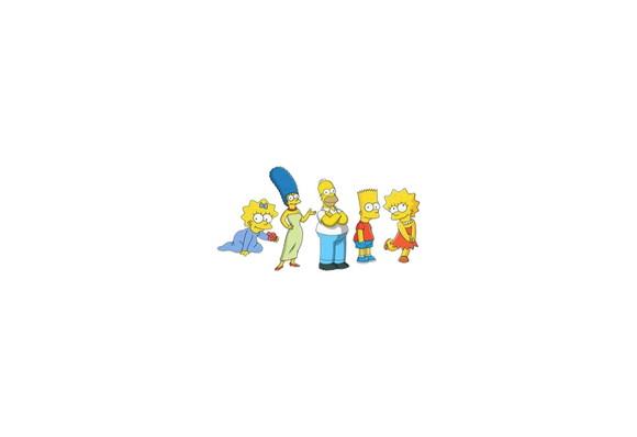 100 Mini Apliques 3,5cm: Simpsons
