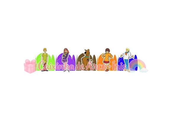 100 Forminhas / Toppers: Scooby-doo