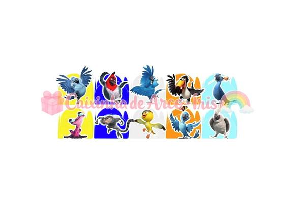 100 Forminhas / Toppers: Rio
