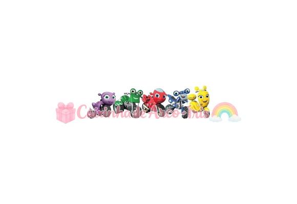 100 Mini Apliques 3,5cm: Rick Zoom