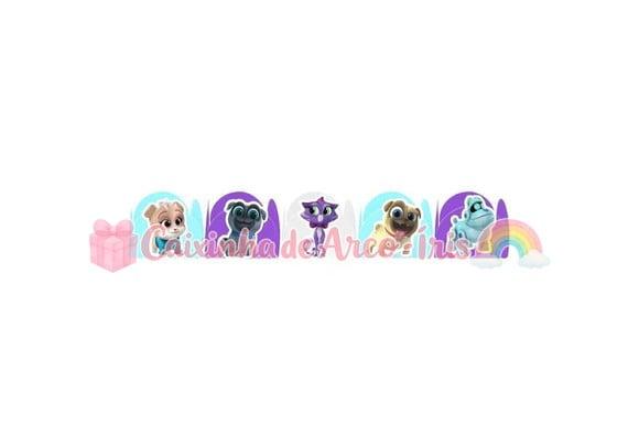 100 Forminhas / Toppers: Puppy Dog Pals