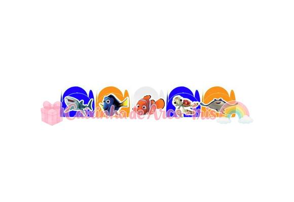 100 Forminhas / Toppers: Procurando Nemo