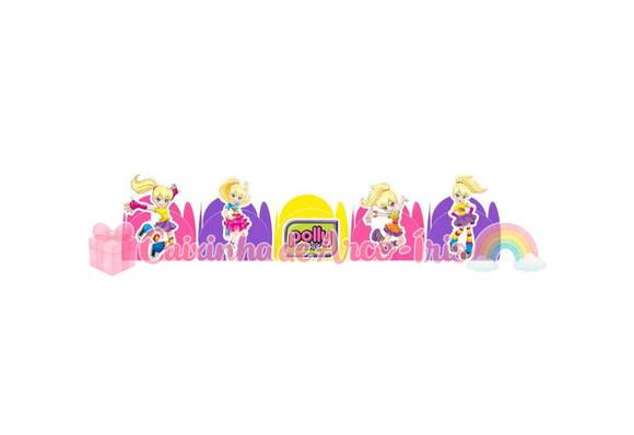 100 Forminhas / Toppers: Polly Pocket