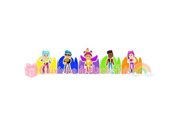 100 Forminhas / Toppers: Pk Xd