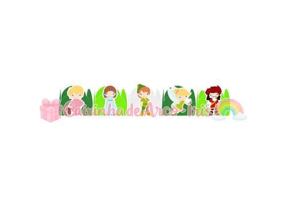 100 Forminhas / Toppers: Peter Pan