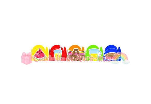 100 Forminhas / Toppers: Picnic