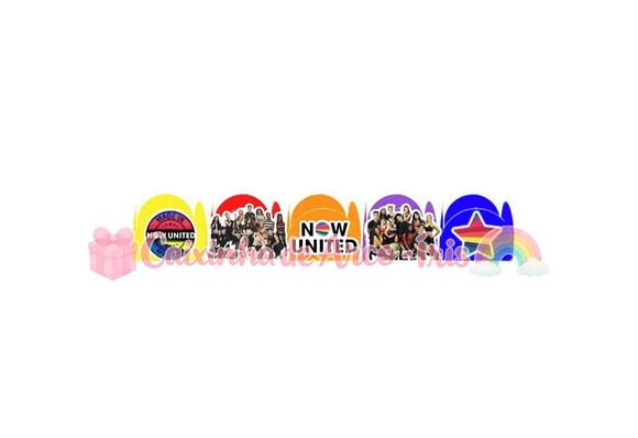 100 Forminhas / Toppers: Now United