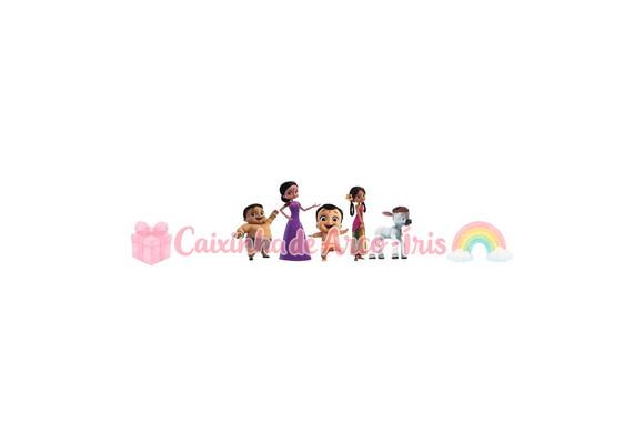 100 Mini Apliques 3,5cm: Pequeno Poderoso Bheem