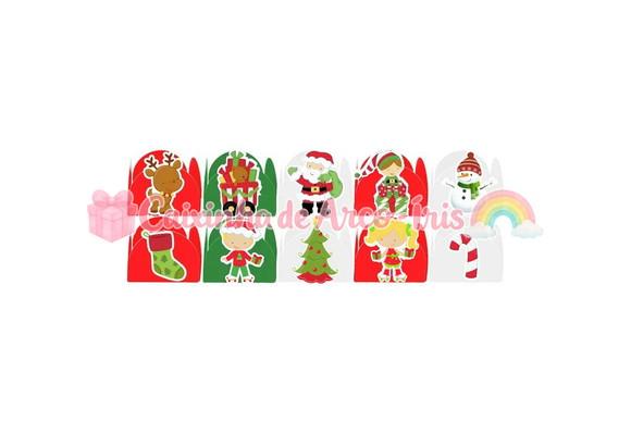 100 Forminhas / Toppers: Natal Papai Noel