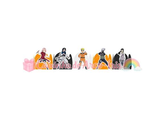 100 Forminhas / Toppers: Naruto