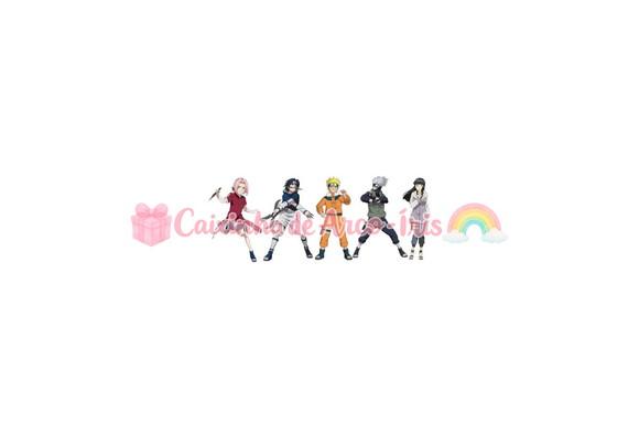 100 Mini Apliques 3,5cm: Naruto