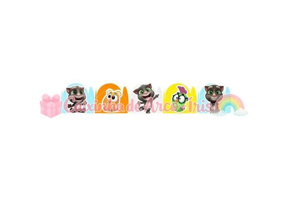 100 Forminhas / Toppers: My Talking Tom 2
