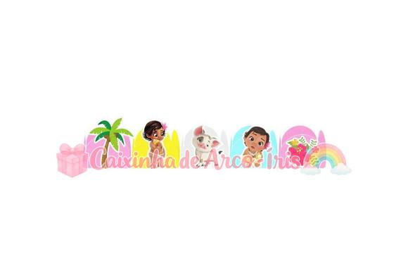 100 Forminhas / Toppers: Moana Baby
