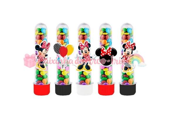 Apliques para Tubetes: Minnie Vermelha