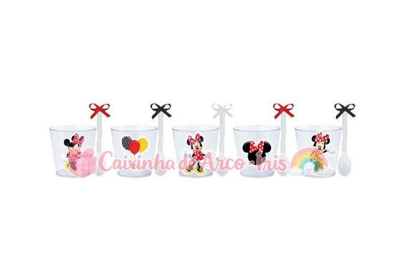 Copinhos com Colherzinhas: Minnie Vermelha
