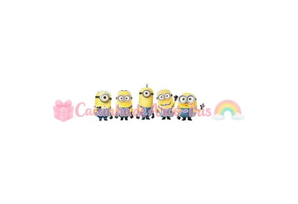100 Mini Apliques 3,5cm: Minions