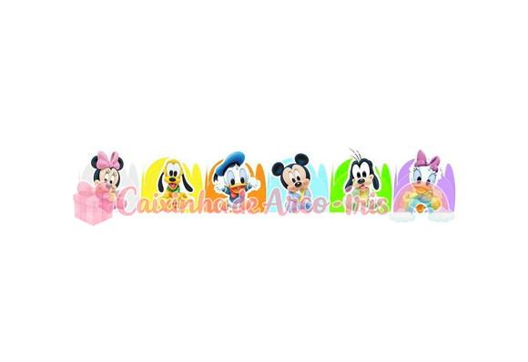 100 Forminhas / Toppers: Mickey Baby