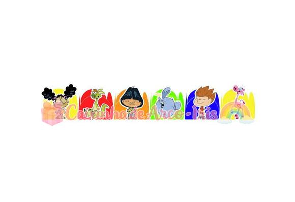 100 Forminhas / Toppers: Meu Amigãozão