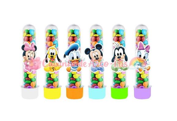 Tubetes com Apliques 3d: Mickey Baby