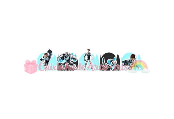 100 Forminhas / Toppers: Max Steel