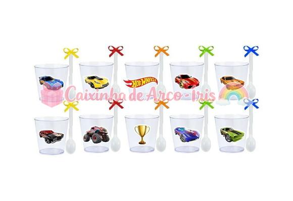 Copinhos com Colherzinhas: Hot Wheels