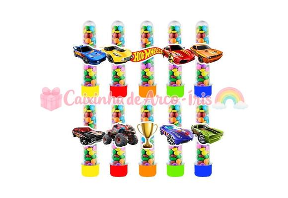 Apliques para Tubetes: Hot Wheels