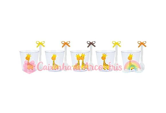 Copinhos com Colherzinhas: Girafinha