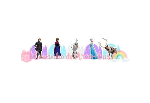 100 Forminhas / Toppers: Frozen