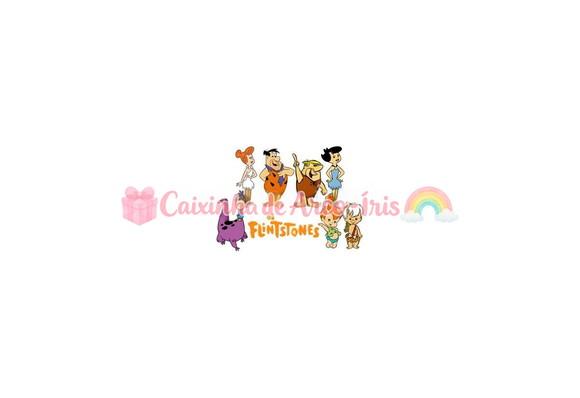 100 Mini Apliques 3,5cm: Flinstones