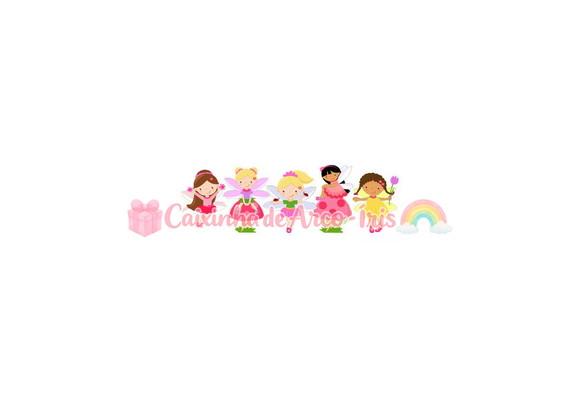 100 Mini Apliques 3,5cm: Fadas