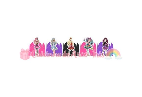 100 Forminhas / Toppers: Ever After High