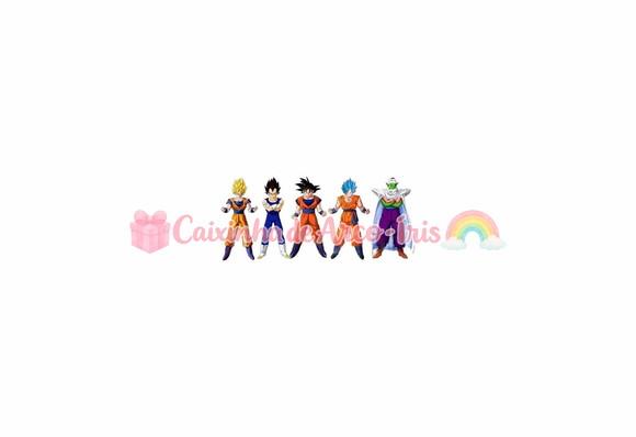 100 Mini Apliques 3,5cm: Dragon Ball Z