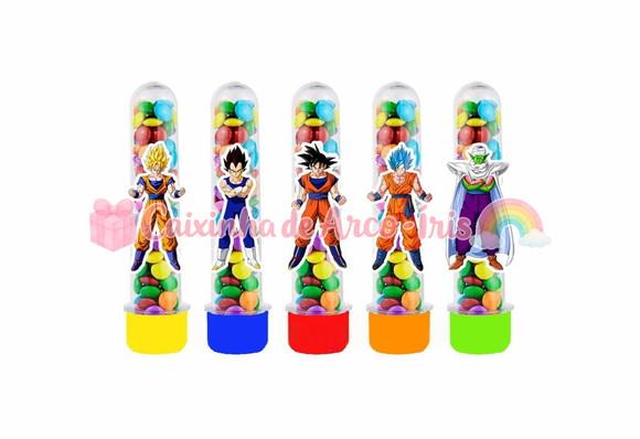 Tubetes com Apliques 3d: Dragon Ball Z