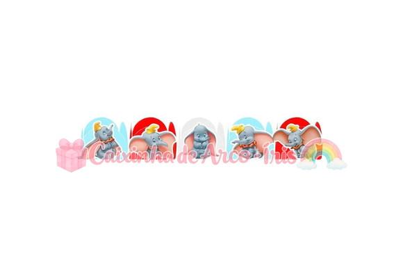 100 Forminhas / Toppers: Dumbo