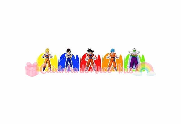 100 Forminhas / Toppers: Dragon Ball Z