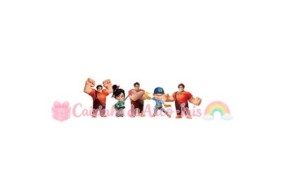100 Mini Apliques 3,5cm: Detona Ralph