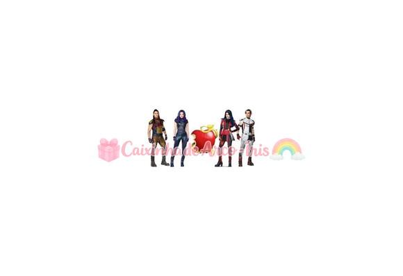 100 Mini Apliques 3,5cm: Descendentes