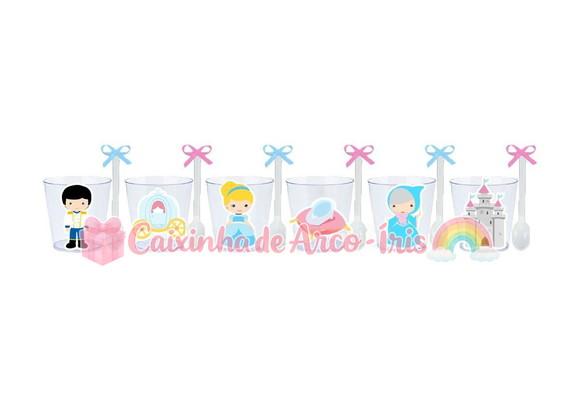 Copinhos com Colherzinhas: Cinderela Cute