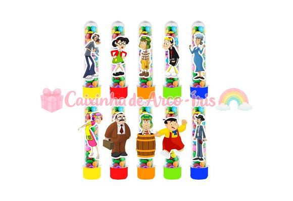 Tubetes com Apliques 3d: Chaves