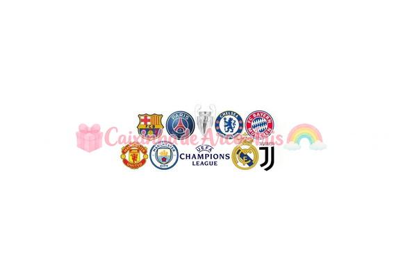 100 Mini Apliques 3,5cm: Champion League