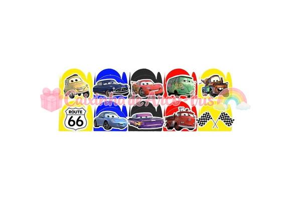 100 Forminhas / Toppers: Carros