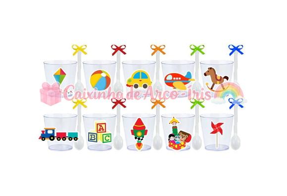 Copinhos com Colherzinhas: Brinquedos
