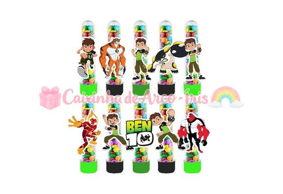 Tubetes com Apliques 3d: Ben 10