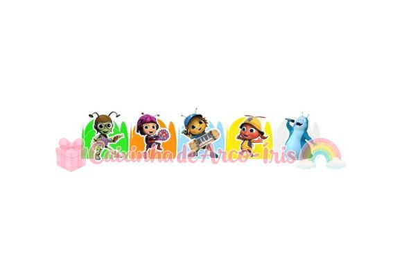 100 Forminhas / Toppers: Beat Bugs
