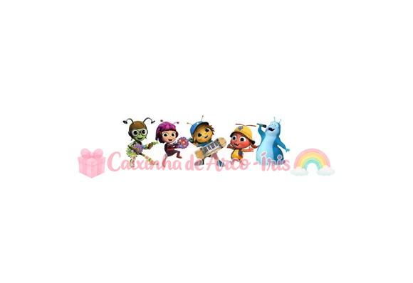 100 Mini Apliques 3,5cm: Beat Bugs