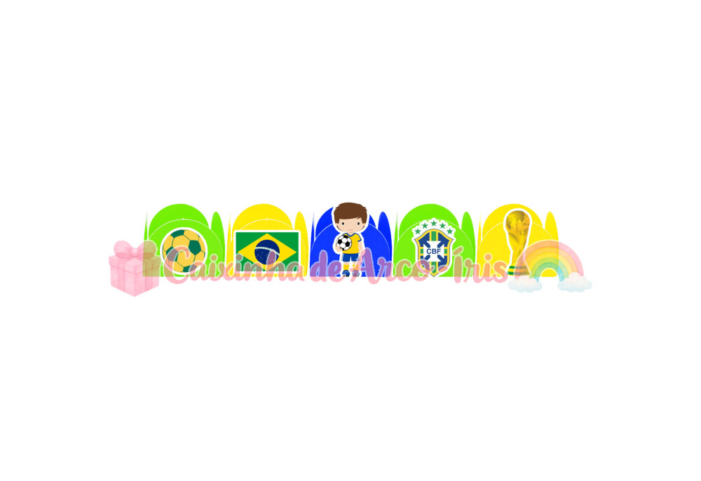 100 Forminhas / Toppers: Copa do Mundo Brasil