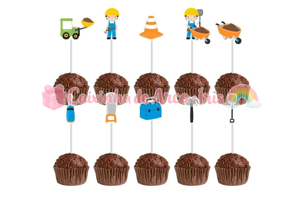 100 Forminhas / Toppers: Construtor