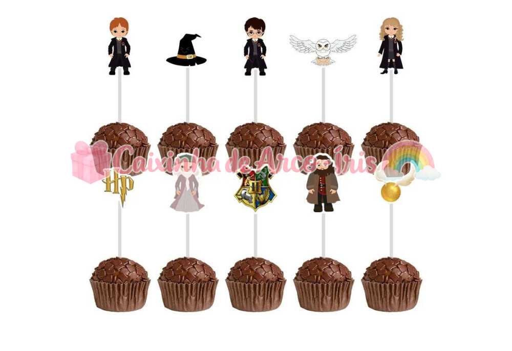 100 Forminhas / Toppers: Harry Potter