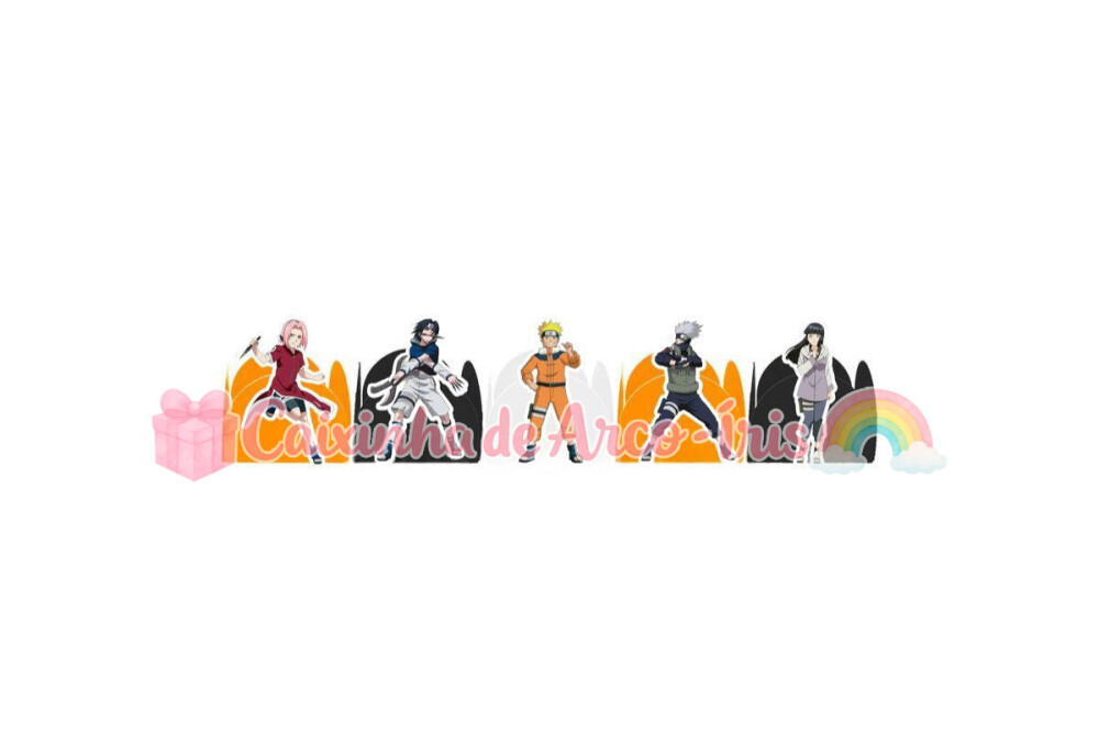 100 Forminhas / Toppers: Naruto