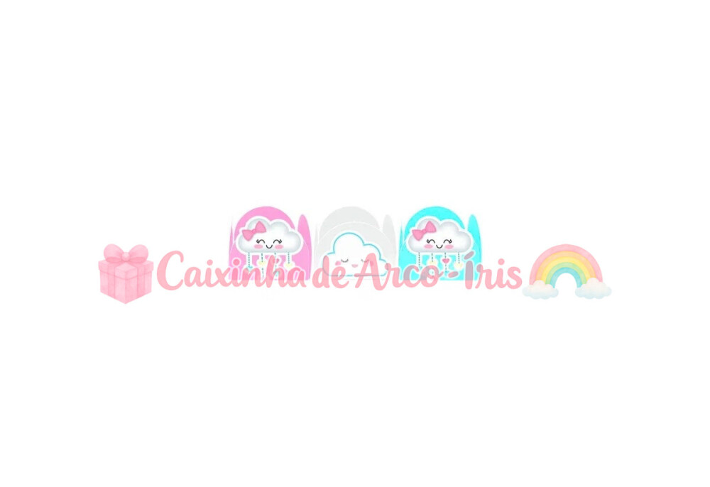 100 Forminhas / Toppers: Nuvem